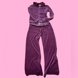 Juicy Couture size small velour tracksuit.